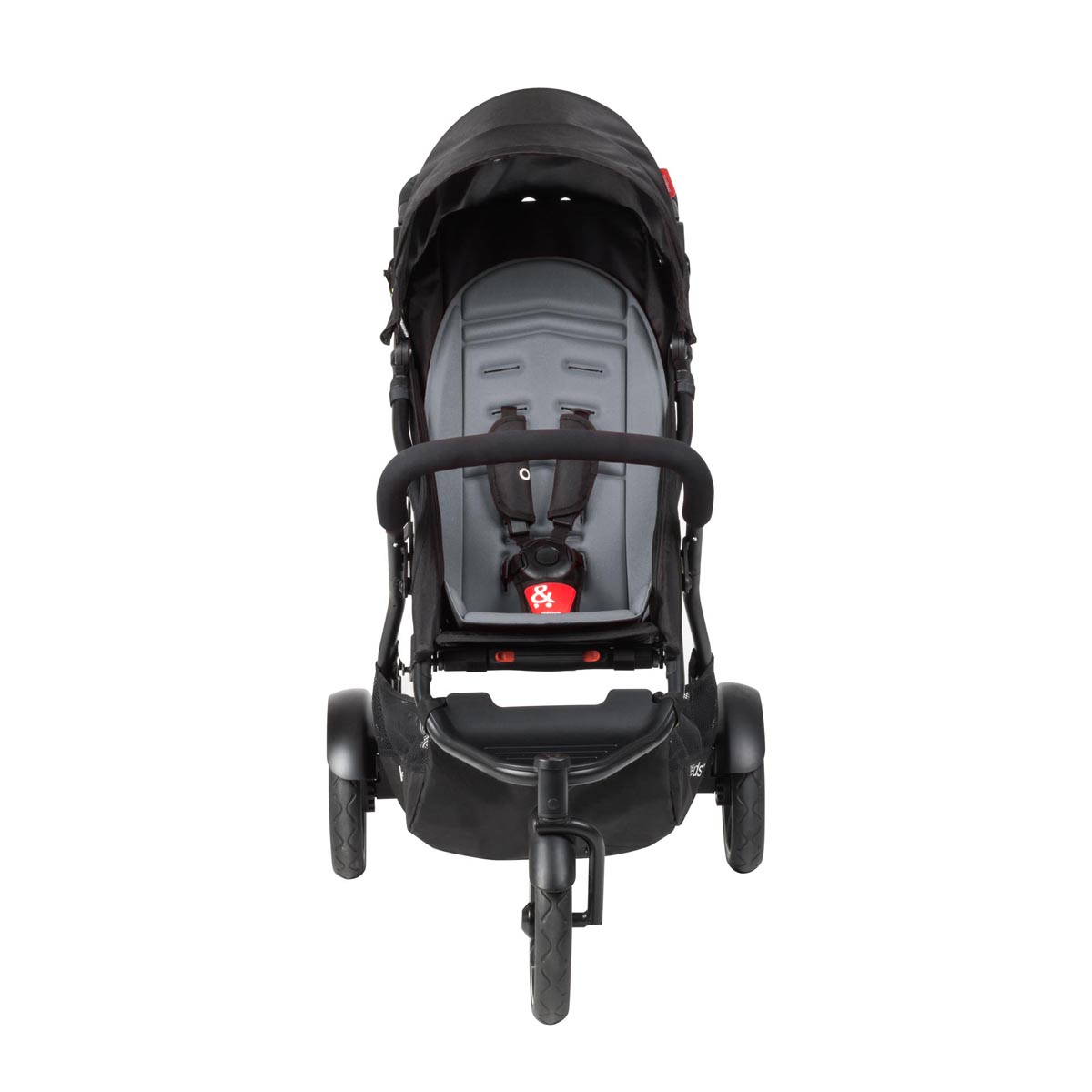 phil-teds-dot-compact-stroller-with-double-kit-in-grey-front-view.jpg