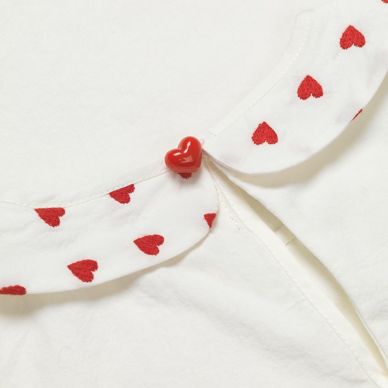 KS3989 - COEUR BLOUSE - WHITE - Extra 2