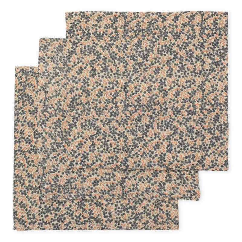 KS30022 - 3 PACK MUSLIN CLOTH GOTS - CHAMP BLEU - Extra 0