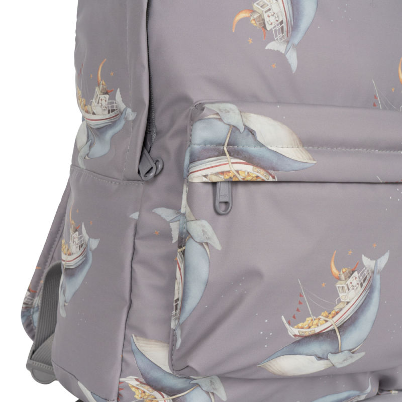 KS4234 - RAINY KIDS BACKPACK JUNIOR - WHALE BOAT - Extra 5