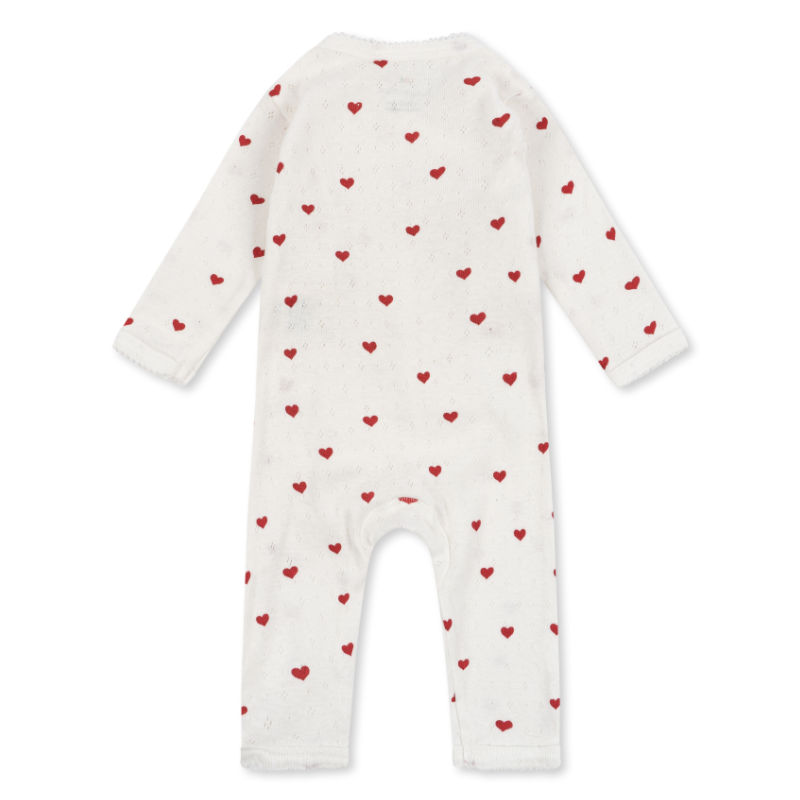 KS3616 - MINNIE NEWBORN ONESIE GOTS - AMOUR ROUGE - Extra 1