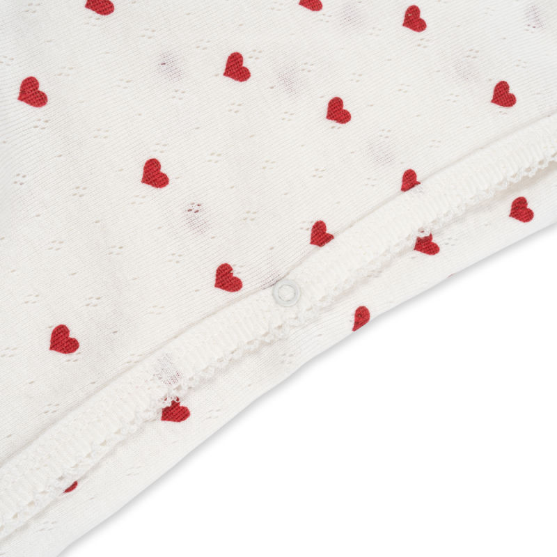KS3616 - MINNIE NEWBORN ONESIE GOTS - AMOUR ROUGE - Extra 2