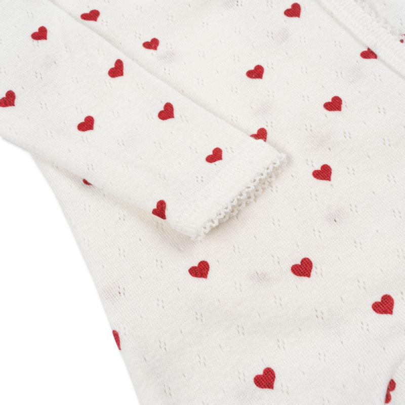 KS3616 - MINNIE NEWBORN ONESIE GOTS - AMOUR ROUGE - Extra 3