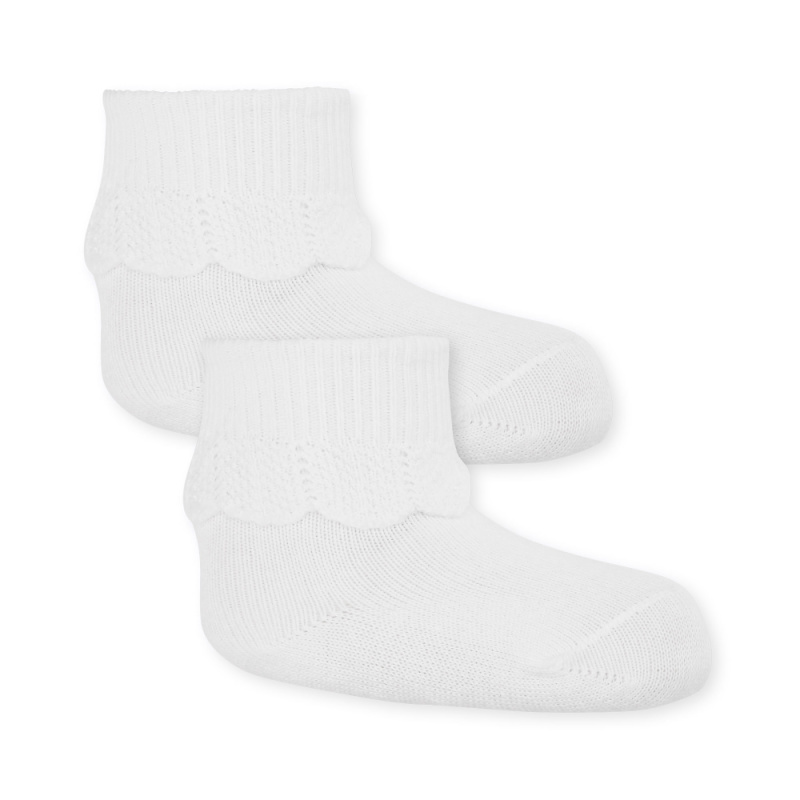 KS4732 - 2 PACK LACE SOCKS - OPTIC WHITE - Main