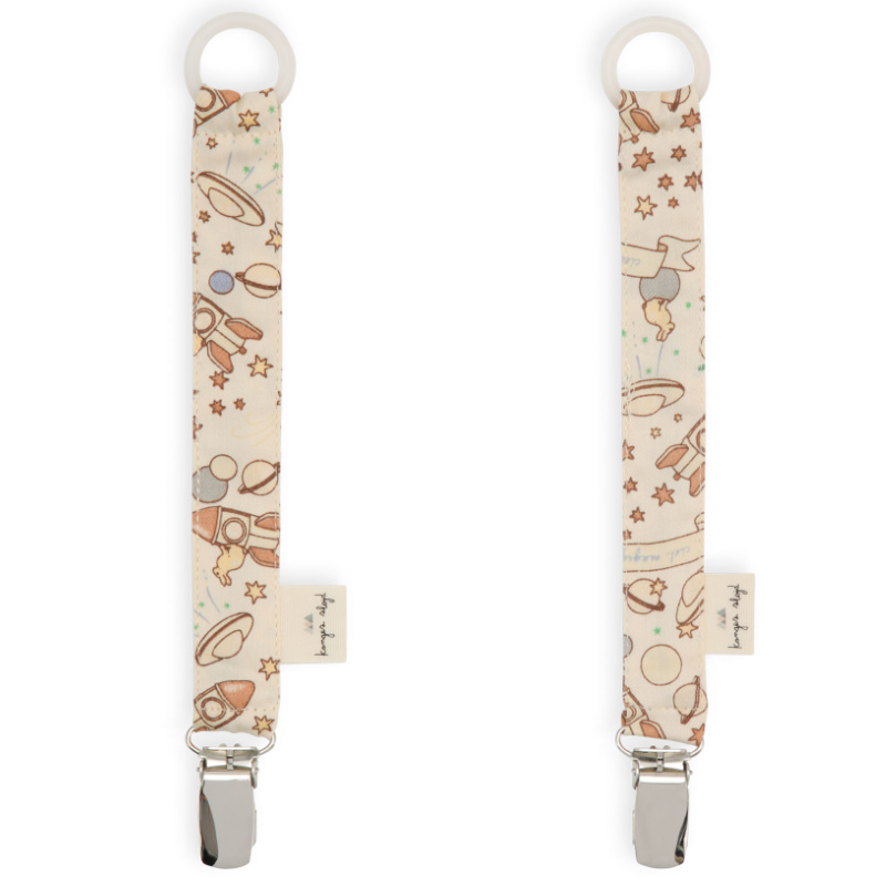 KS5504 - 2 PACK PACIFIER STRAP - CIEL MAGIQUE BLEU - Extra 0