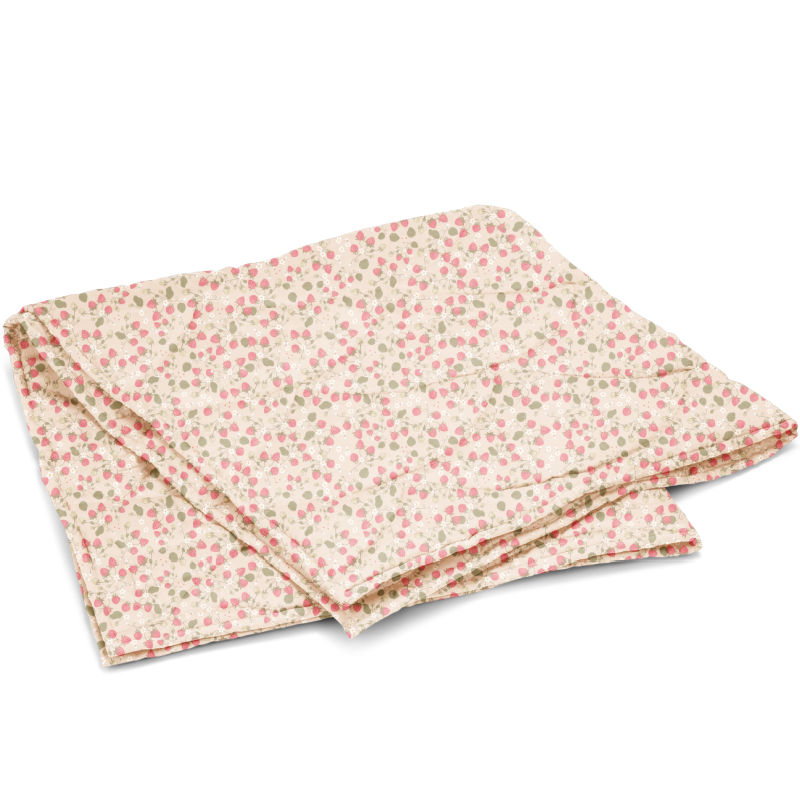 KS1171 - BABY QUILT COTTON - STRAWBERRY FIELDS - Extra 1
