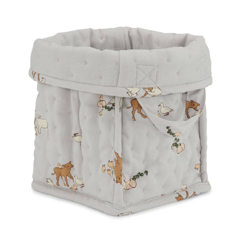 KS4248 - SMALL QUILTED BOX - FARM BLUE - Extra 0