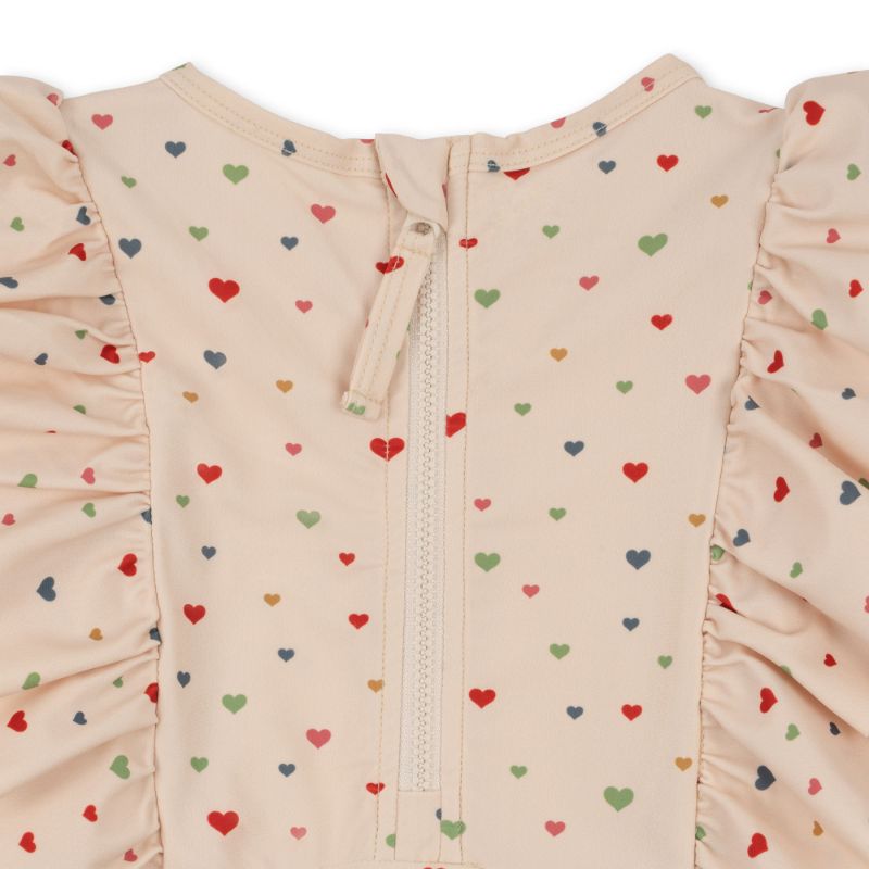 KS4695 - MANUCA FRILL ONESIE - MULTI HEARTS - Extra 4