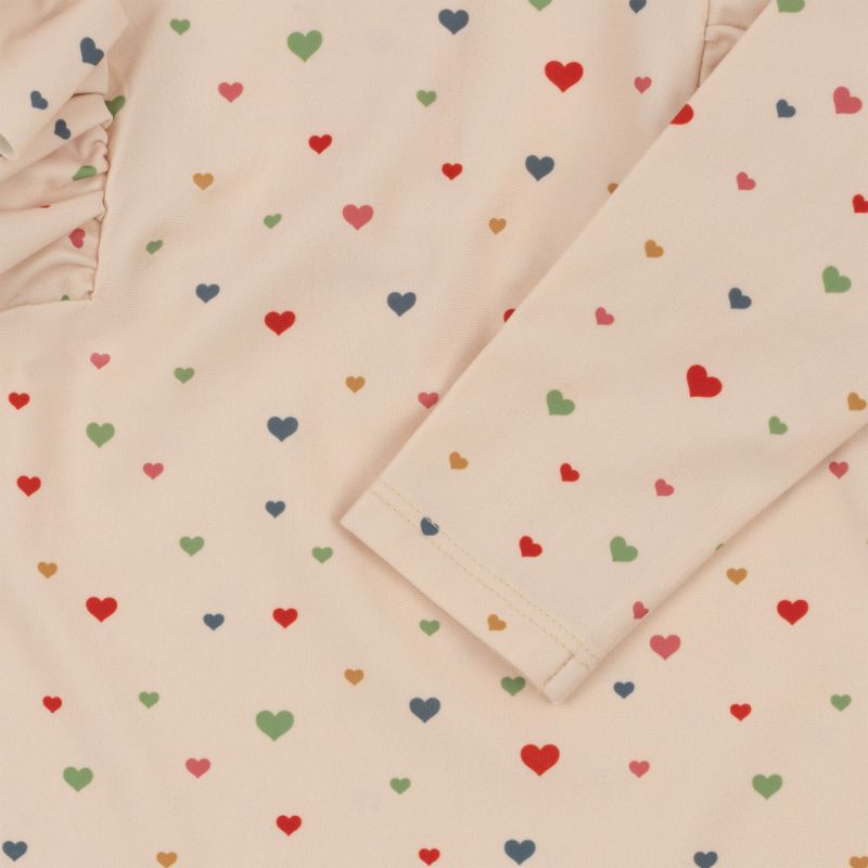 KS4695 - MANUCA FRILL ONESIE - MULTI HEARTS - Extra 6