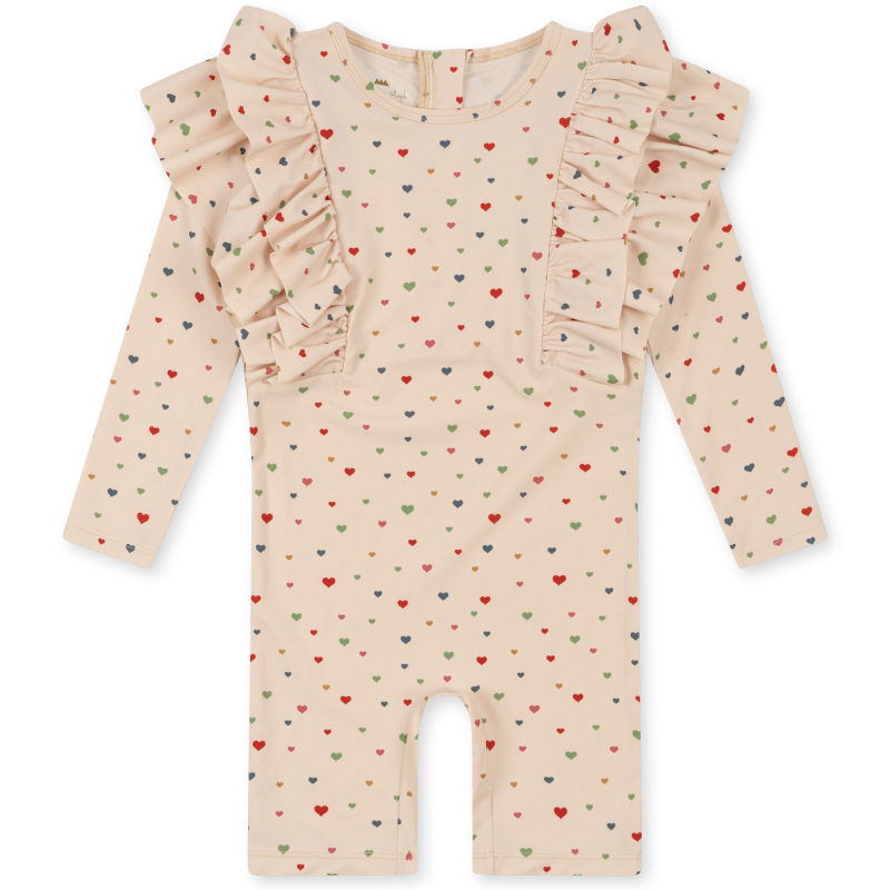 KS4695 - MANUCA FRILL ONESIE - MULTI HEARTS - Main (2)
