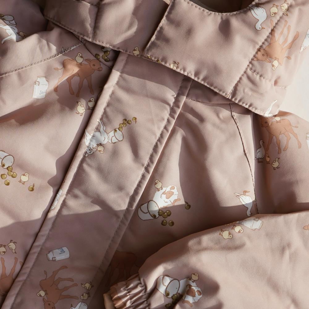 KS2458 - NOHR SNOWSUIT PRINT - FARM BLUSH - Extra 2