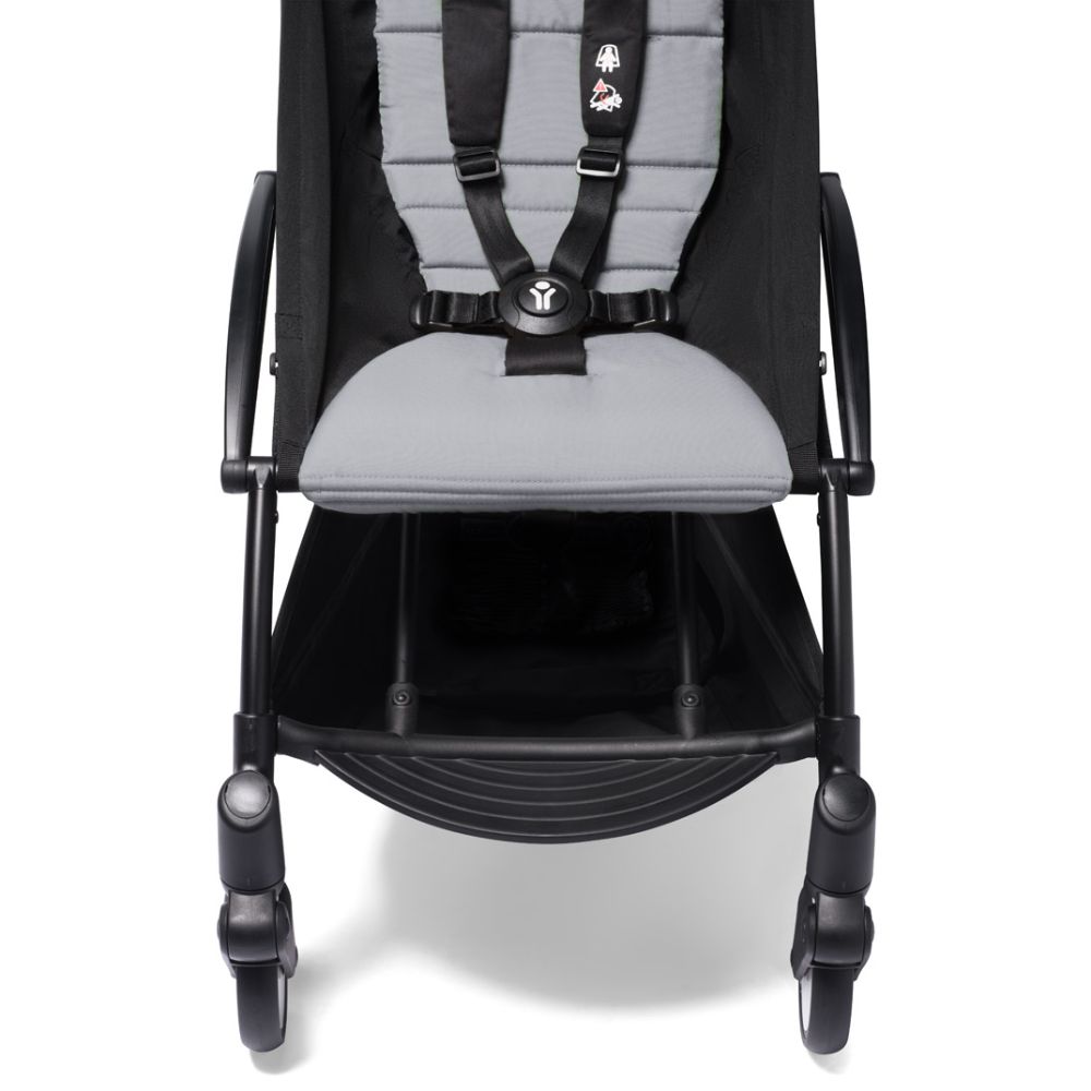 YOYO 2 - 6+ BLACK FRAME FRONT BASKET - STONE - WEB
