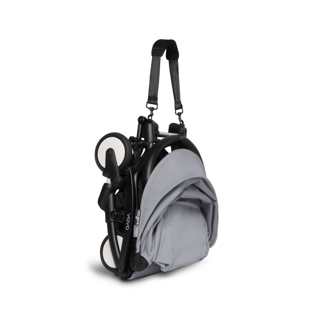 YOYO 2 - 6+ FOLDED 3-4 - BLACK FRAME - STONE - WEB