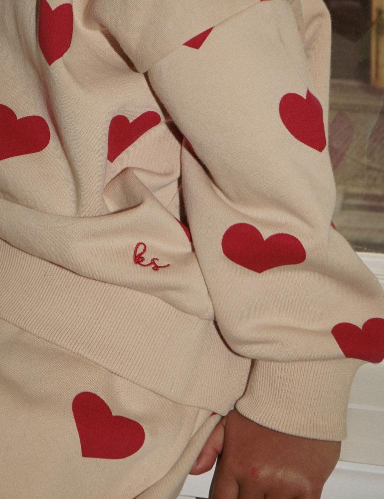 KS6020 - LOU SWEATSHIRT GOTS - COEUR - Extra 2