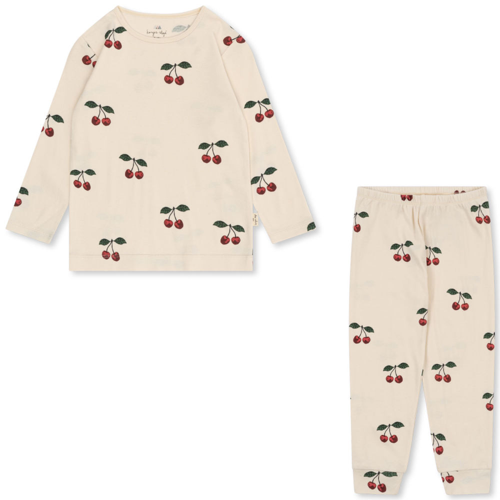 KS6121 - SLEEPY PJ GOTS - MA GRANDE CERISE - Extra 0