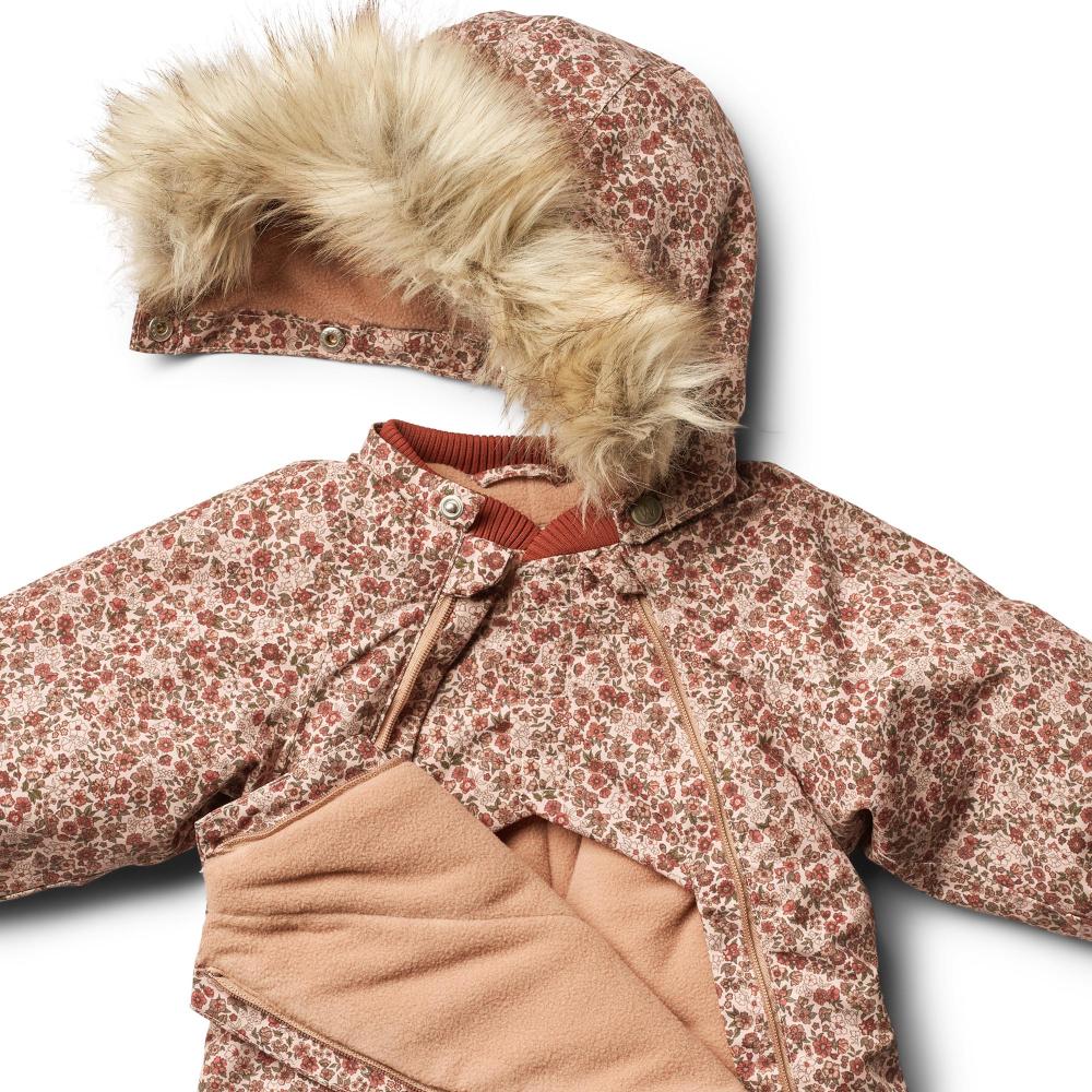 8002i-941R - Snowsuit Nickie Tech - 2036 rose dust flowers - Extra 2