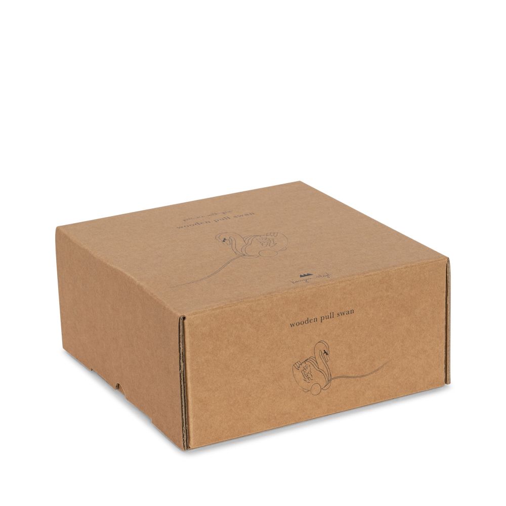 KS6524 - WOODEN PULL SWAN FSC - SWAN - Extra 5