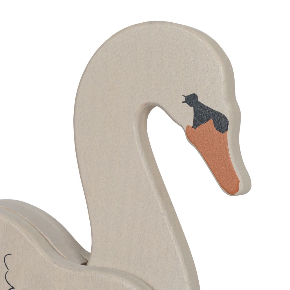 KS6524 - WOODEN PULL SWAN FSC - SWAN - Main