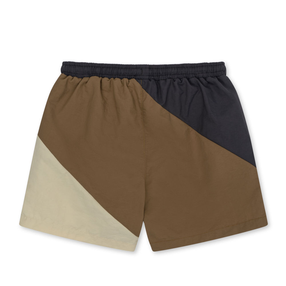 KS6392 - EBBE SWIMSHORTS - SHITAKE COLOR BLOCK - Extra 1