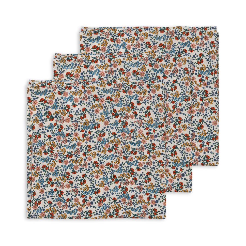KS100038 - 3 PACK MUSLIN CLOTH GOTS - BIBI FLEUR - Extra 3