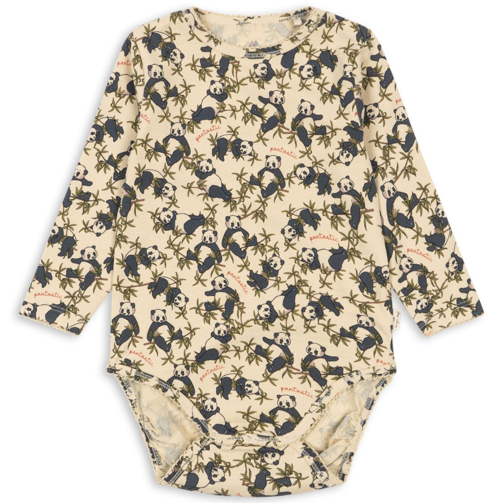 KS100127 - BASIC LS BODY GOTS - PANDA - Extra 0