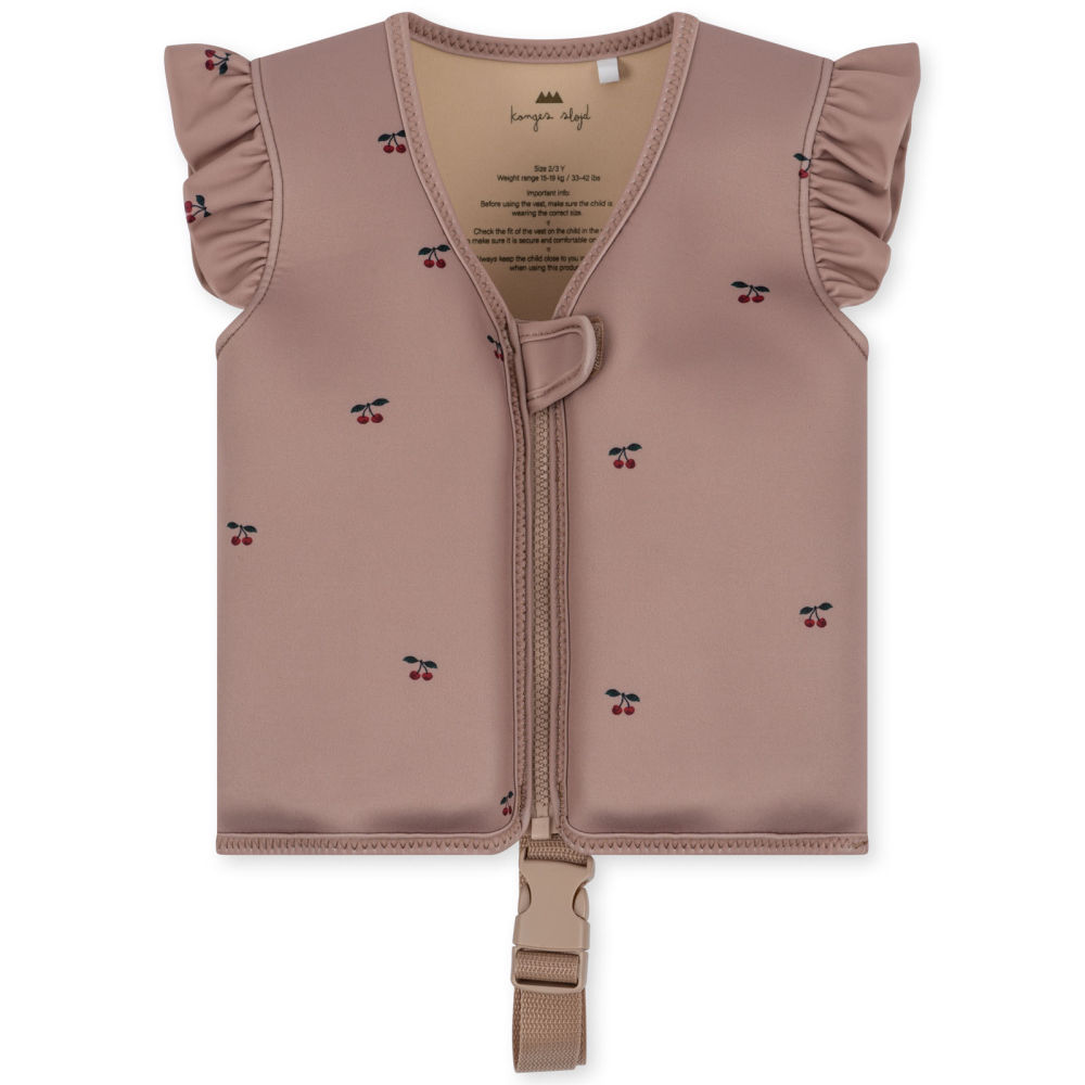 KS100417 - NEOPRENE FLOAT FRILL VEST - CHERRY - Extra 0