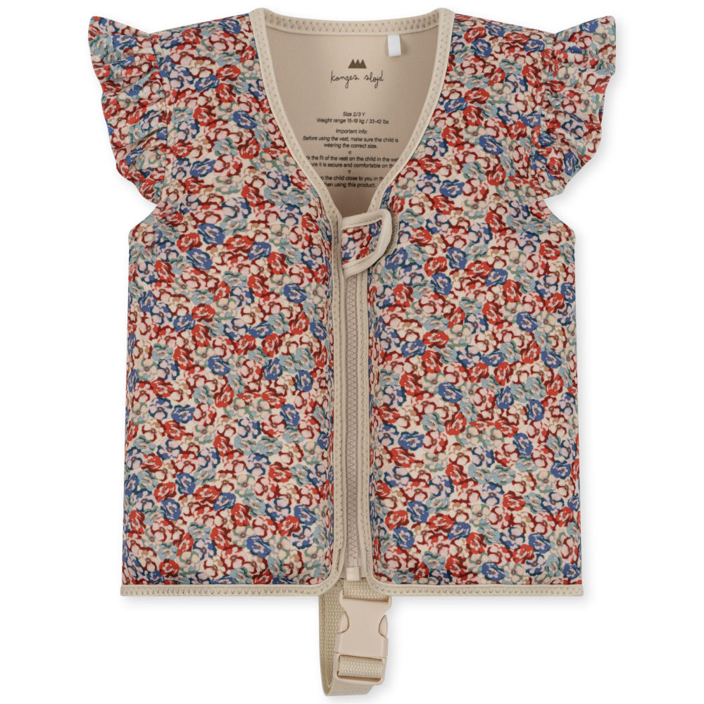 KS100417 - NEOPRENE FLOAT FRILL VEST - ROSIE ROUGE - Extra 0
