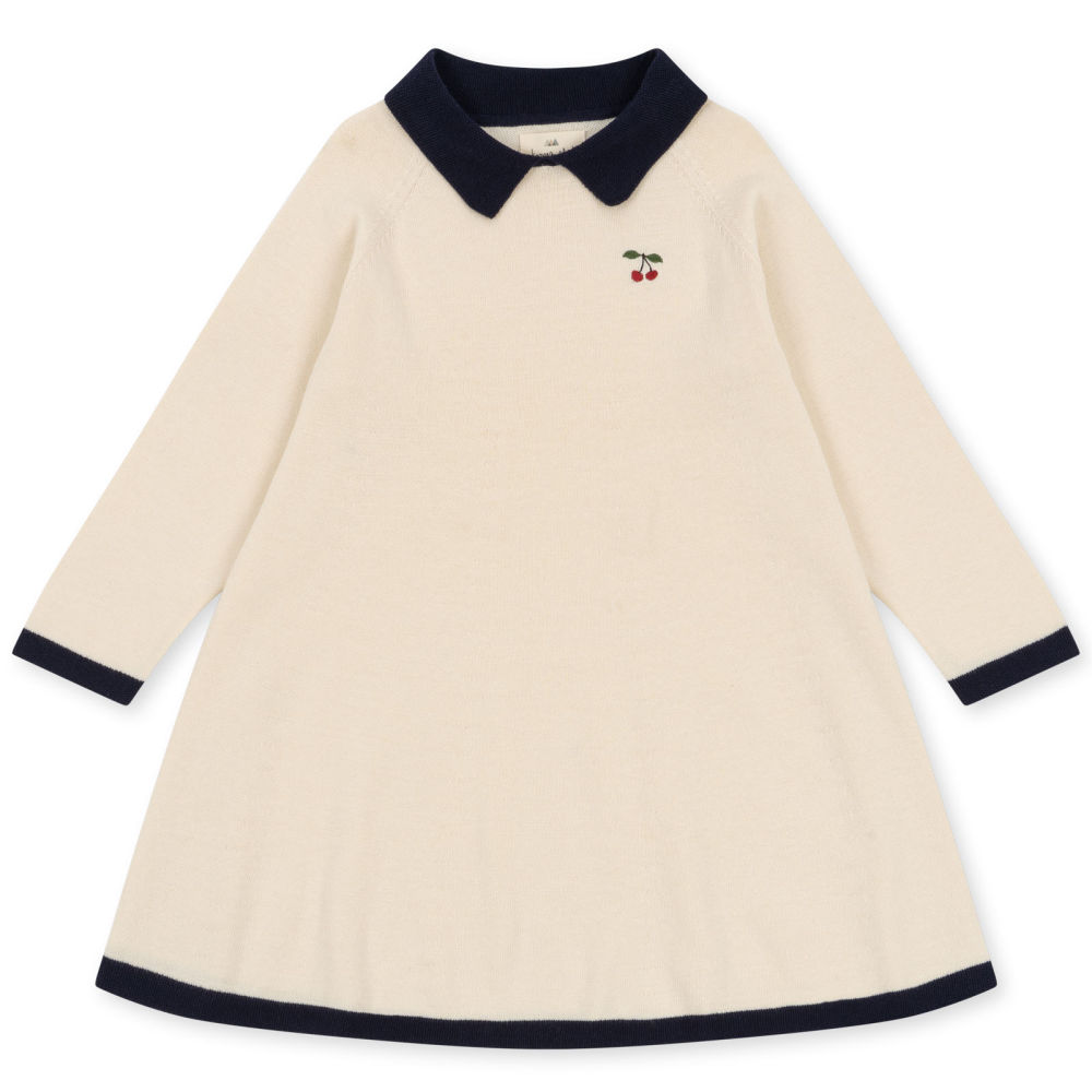 KS100554 - VENTON KNIT DRESS - OFF WHITE - Main