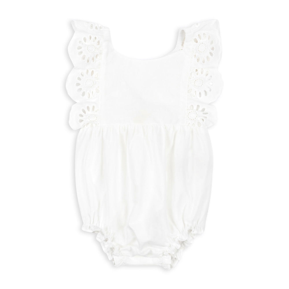 KS100442 - POSEY ROMPER - OPTIC WHITE - Extra 0