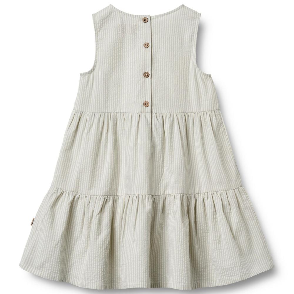 1252-430-GOTS - Dress Louise - 9444 summer blue stripe - Extra 1