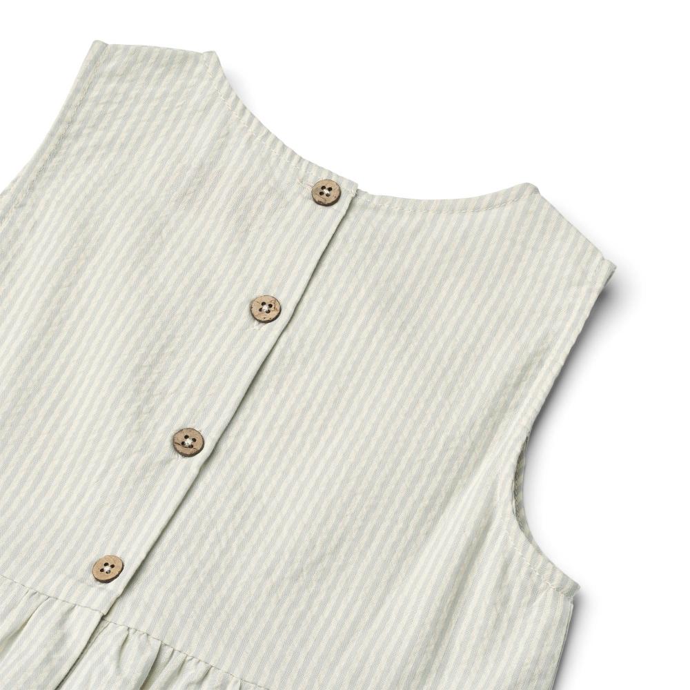 1252-430-GOTS - Dress Louise - 9444 summer blue stripe - Extra 2