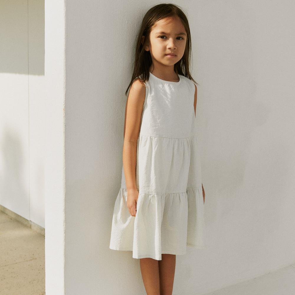 1252-430-GOTS - Dress Louise - 9444 summer blue stripe - Extra 3
