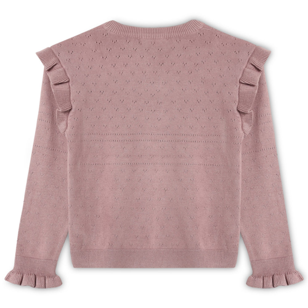 F1986 - FAME O-NECK BLOUSE - WOODROSE - Extra 1