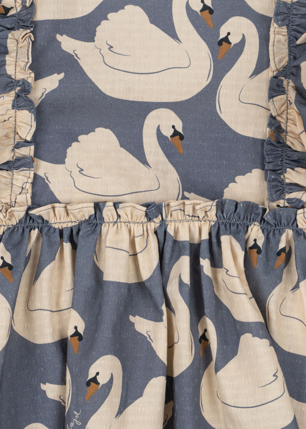 Konges Sløjd Evia LS Bow Dress – Swan