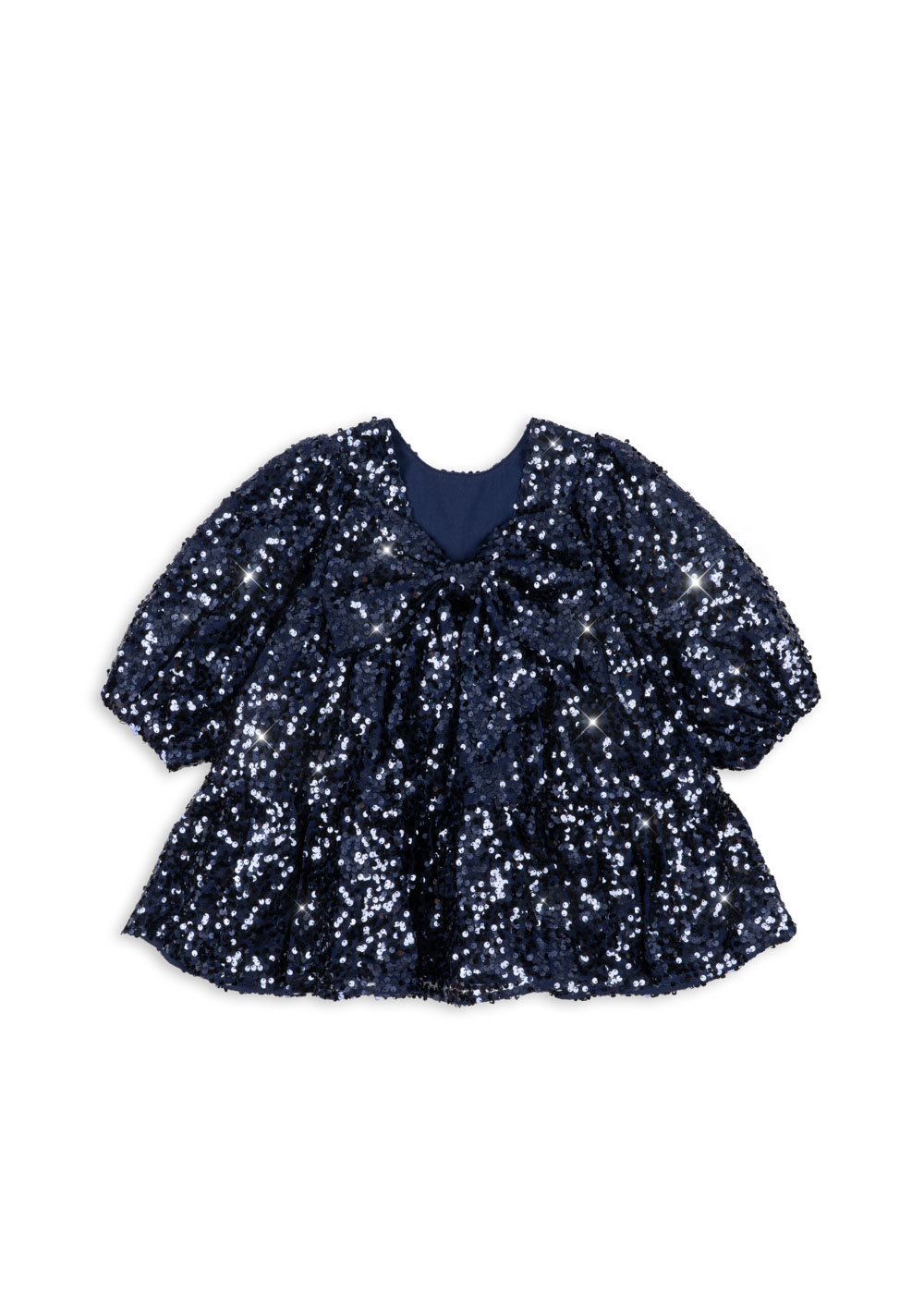 Konges Sløjd Lila Sequins Bow Dress – Total Eclipse
