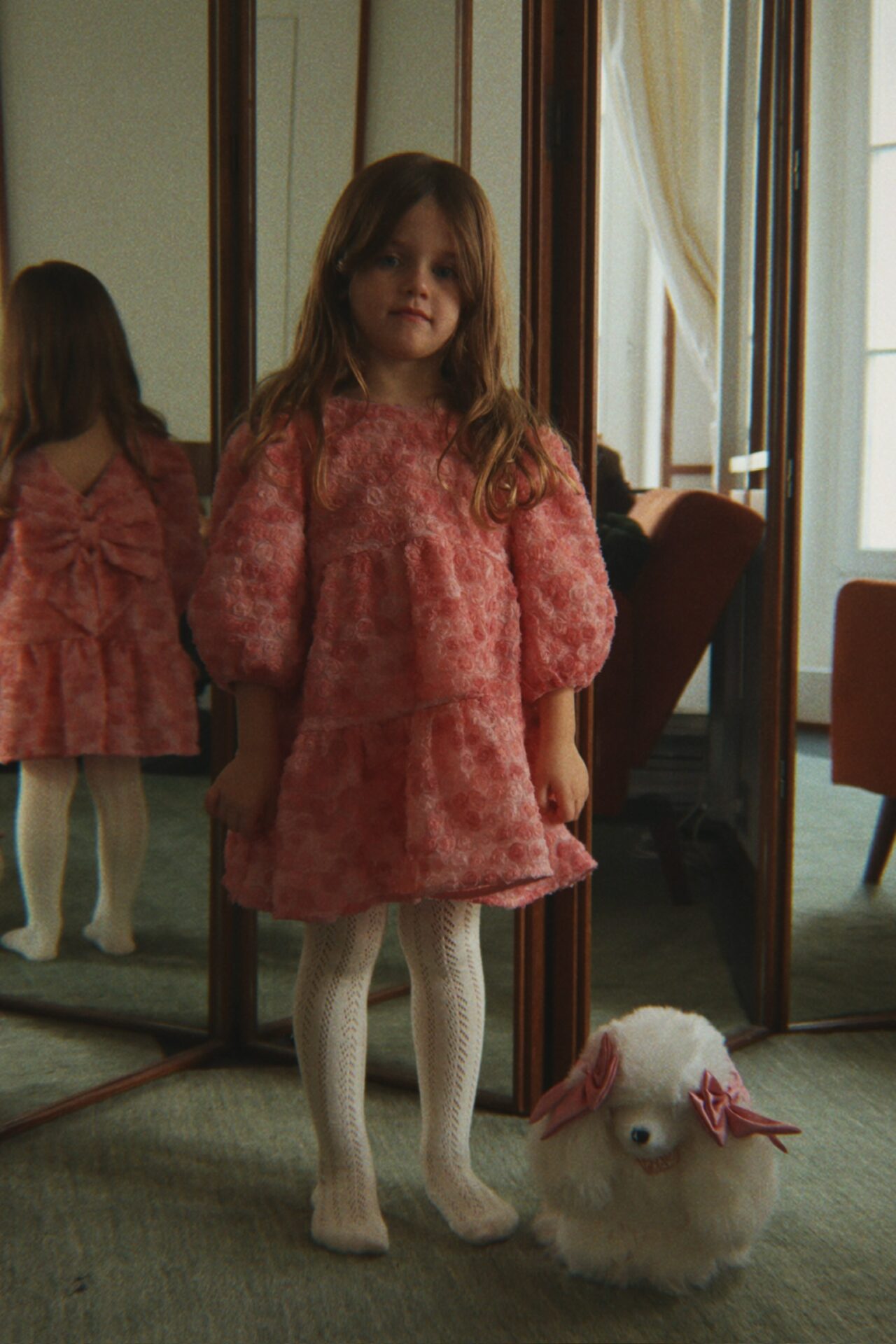 Konges Sløjd Ally LS Flower Dress – Veiled Rose